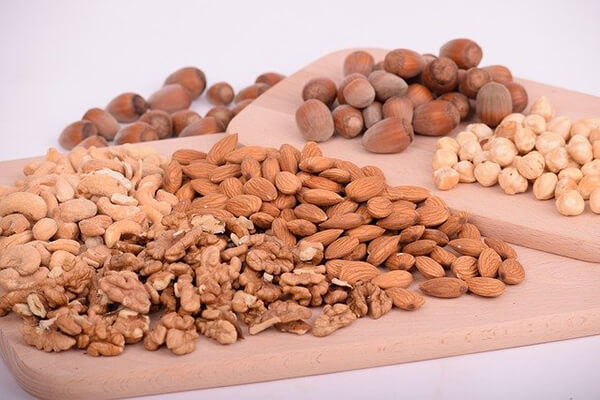 Almonds, Hazelnuts, Walnuts and Cashews